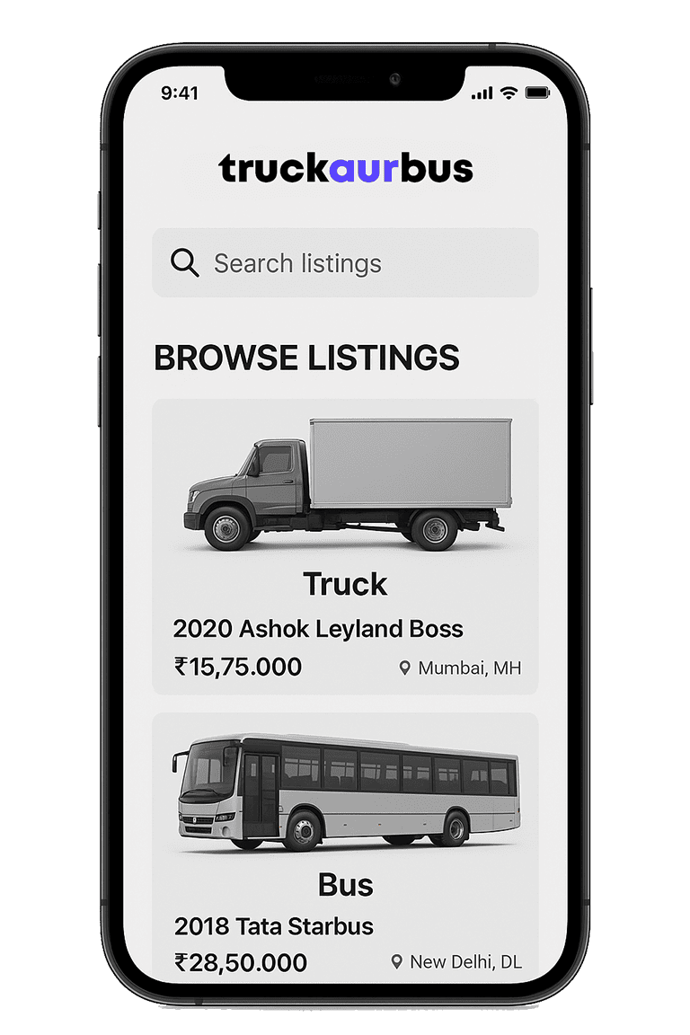 Truckaurbus Mobile App
